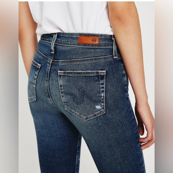 NWT AG Jeans MARI High-Rise Straight 15 Year Mural Distressed detailing Size 31R - Picture 4 of 15